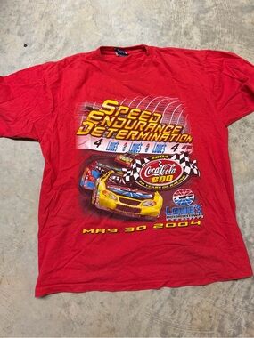 Coca-Cola 600 Red Graphic Short Sleeve Tee